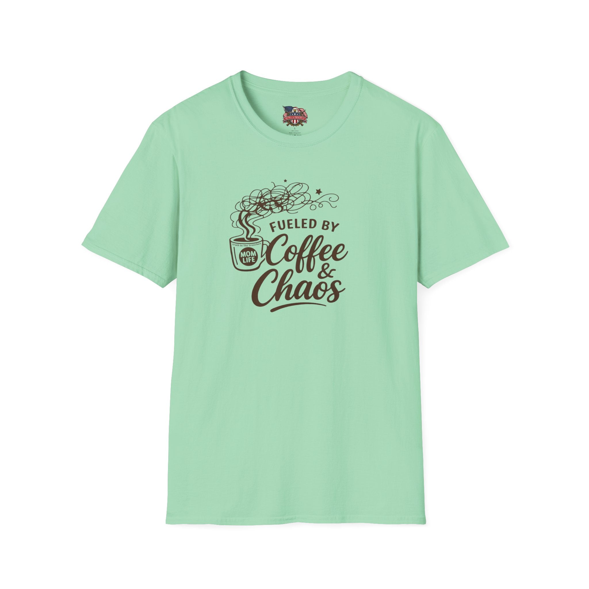 Fueled by Coffee & Chaos | MOM Life T-Shirt