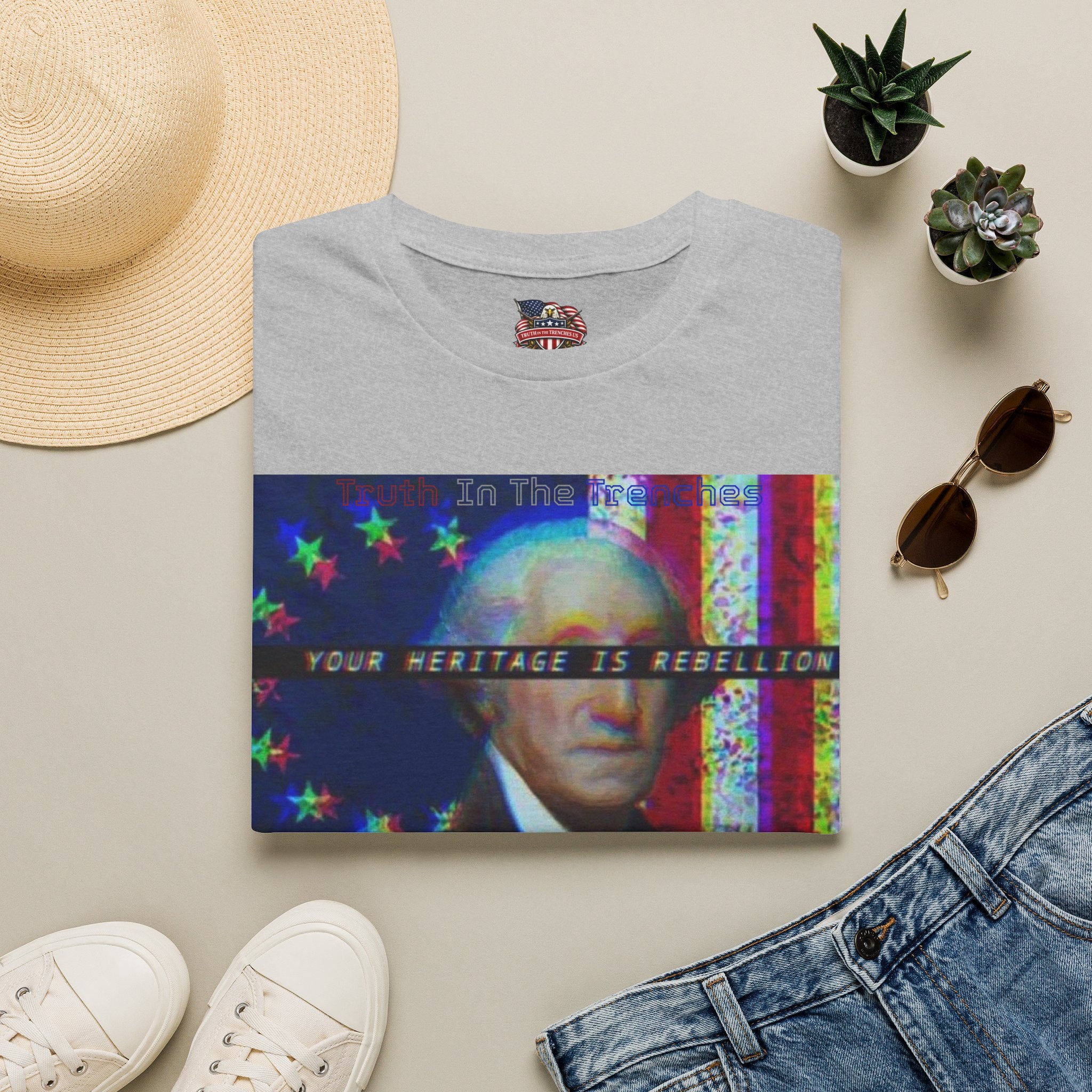 Rebellion Is Your Heritage | George Washington Look-Alike T-Shirt