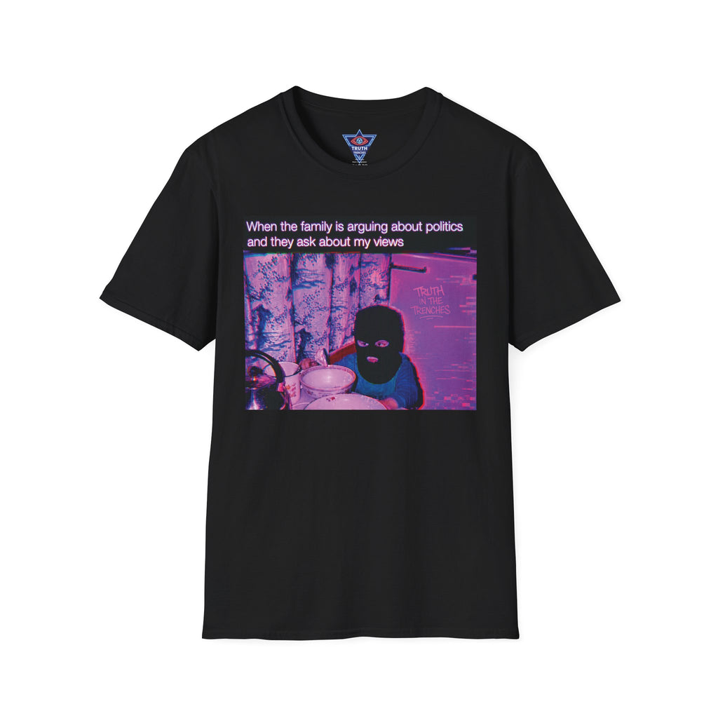 Masked Goon Child | Politics Meme T-Shirt