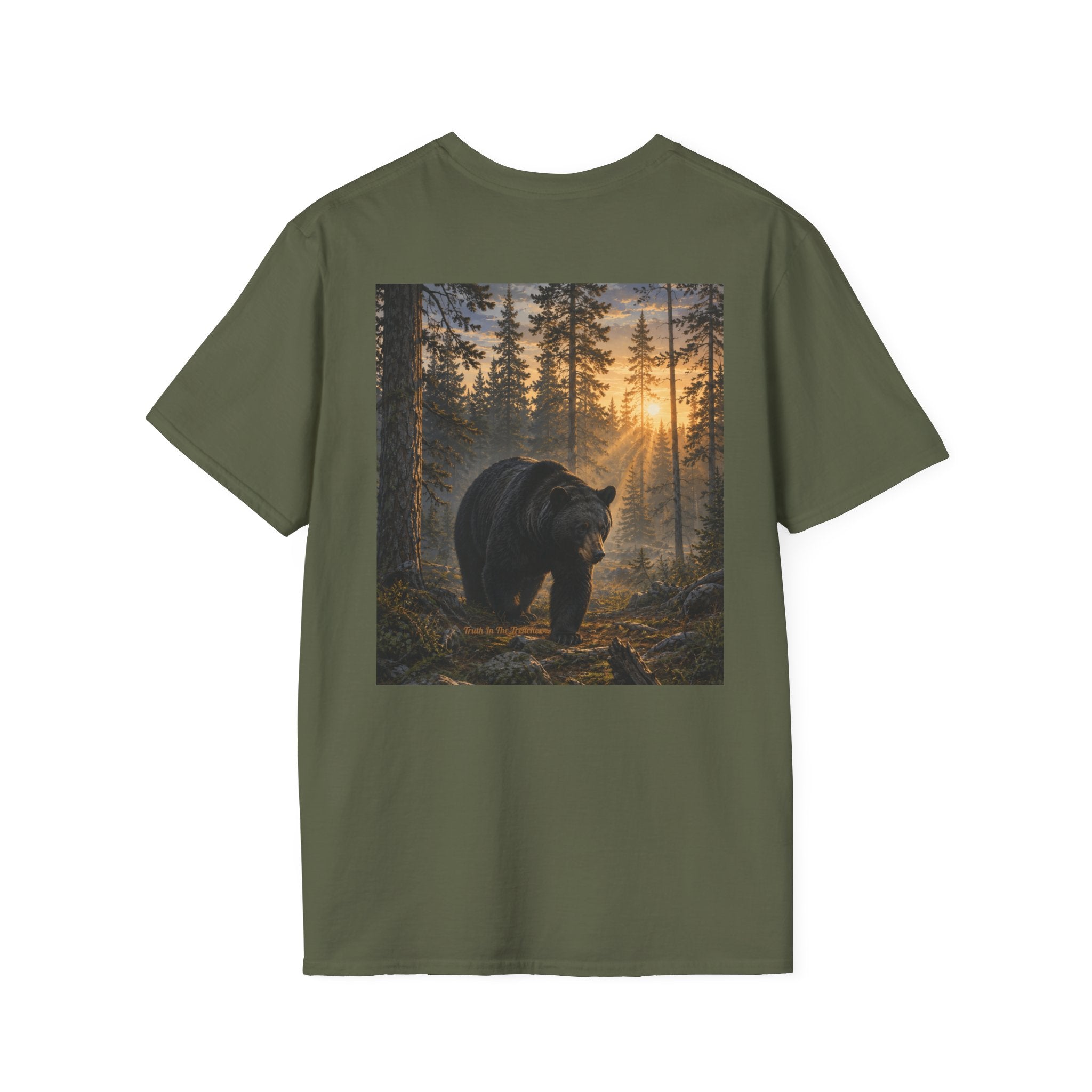 Bear in the Pines Shirt | Great Outdoors Series | Wilderness Wildlife Tee | Nature Graphic T-Shirt