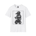 She Sees You First Pin Up | Tactical Night Vision Girl Shirt | Quad Tube NVG Rifle Pin-Up Tee | Military Style Graphic T-Shirt
