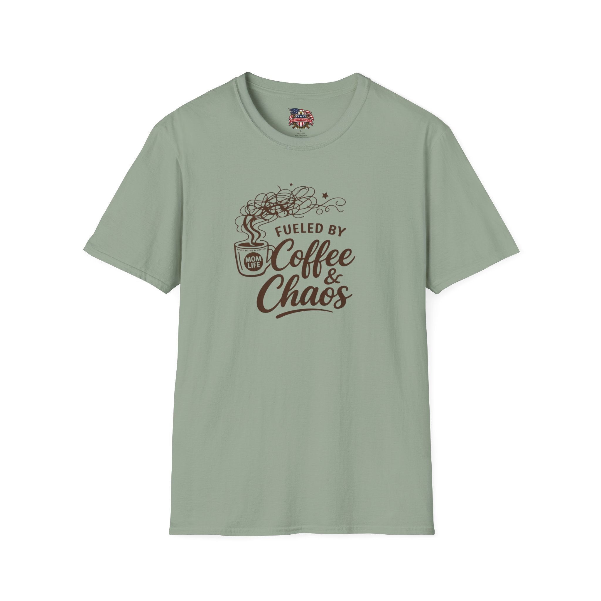Fueled by Coffee & Chaos | MOM Life T-Shirt
