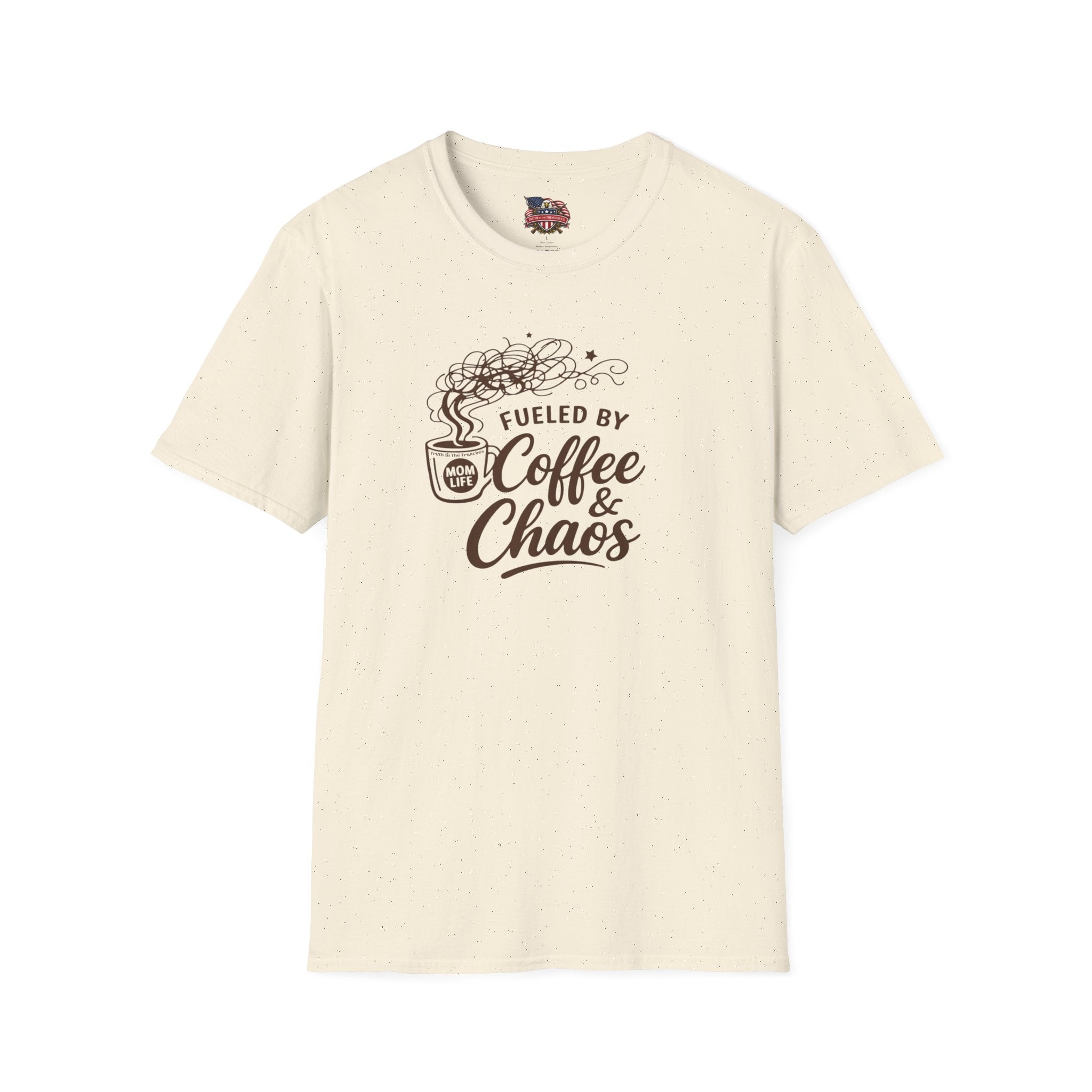 Fueled by Coffee & Chaos | MOM Life T-Shirt