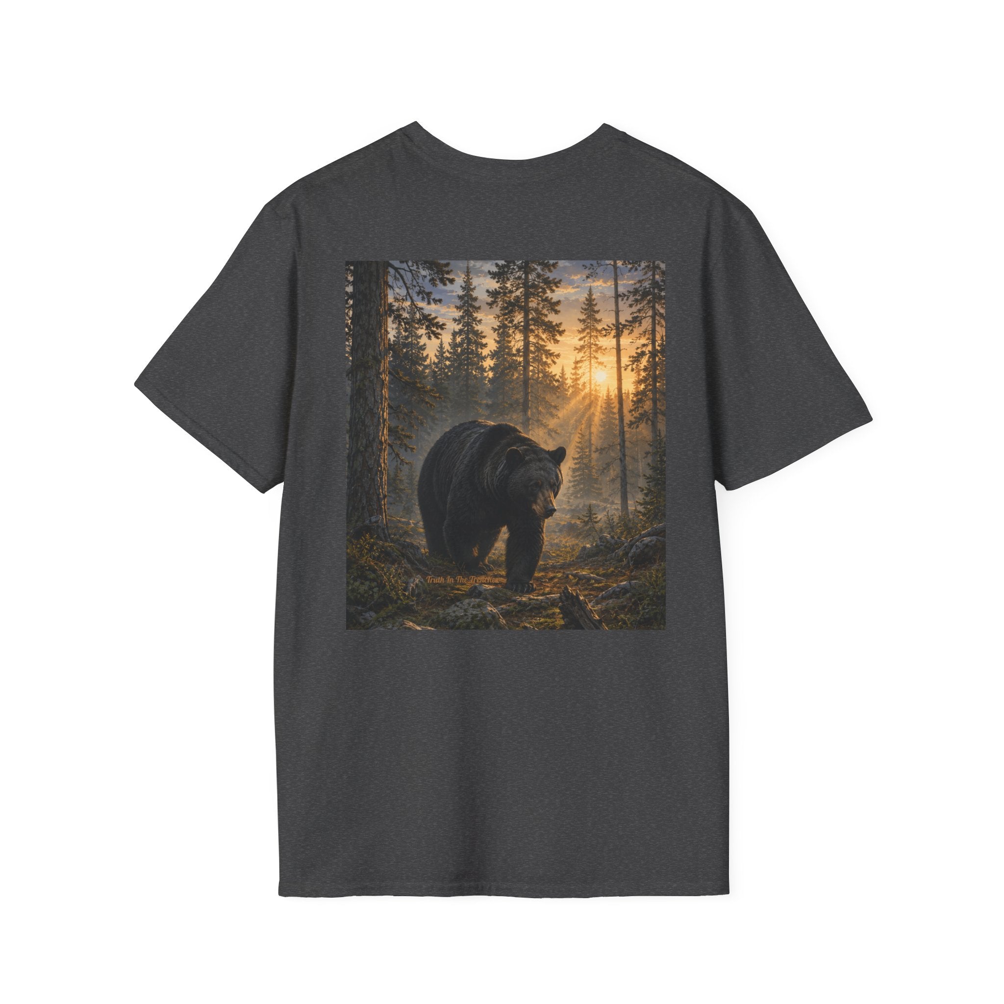 Bear in the Pines Shirt | Great Outdoors Series | Wilderness Wildlife Tee | Nature Graphic T-Shirt