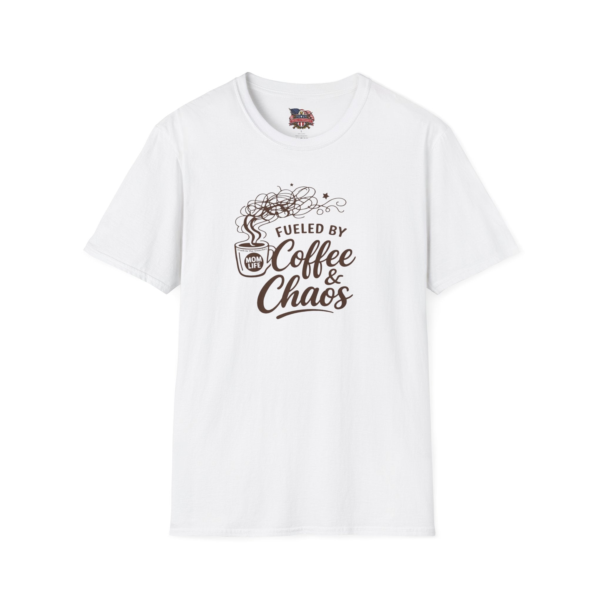 Fueled by Coffee & Chaos | MOM Life T-Shirt