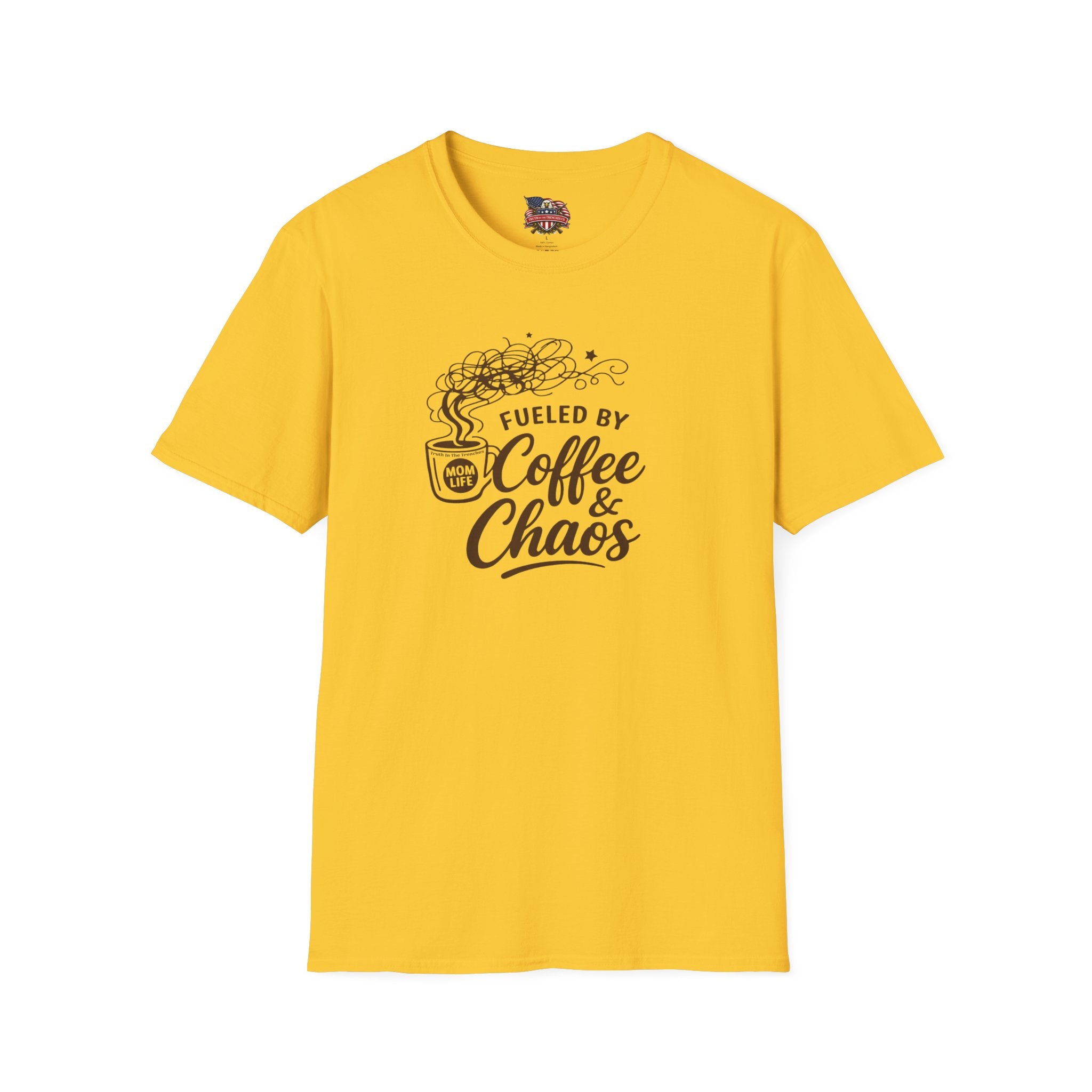 Fueled by Coffee & Chaos | MOM Life T-Shirt