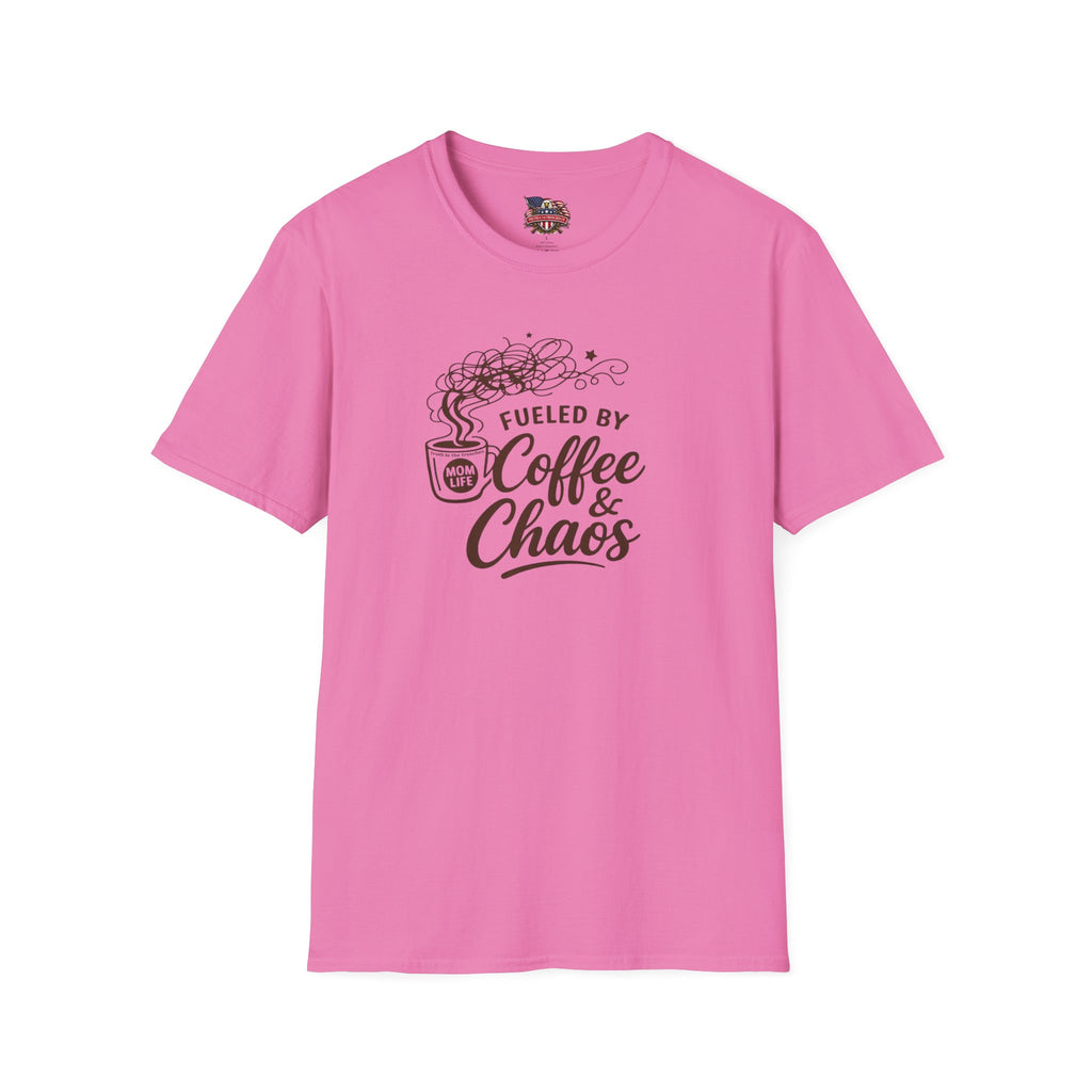 Fueled by Coffee & Chaos | MOM Life T-Shirt