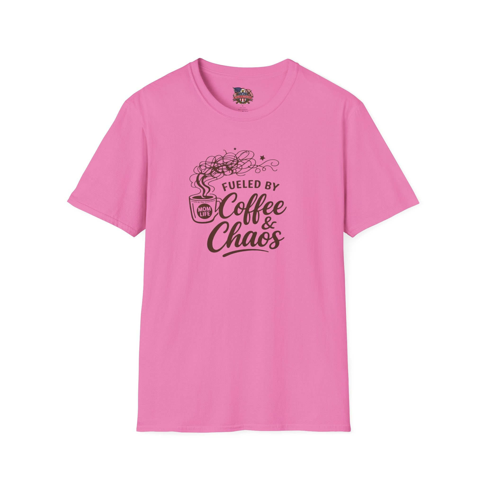 Fueled by Coffee & Chaos | MOM Life T-Shirt