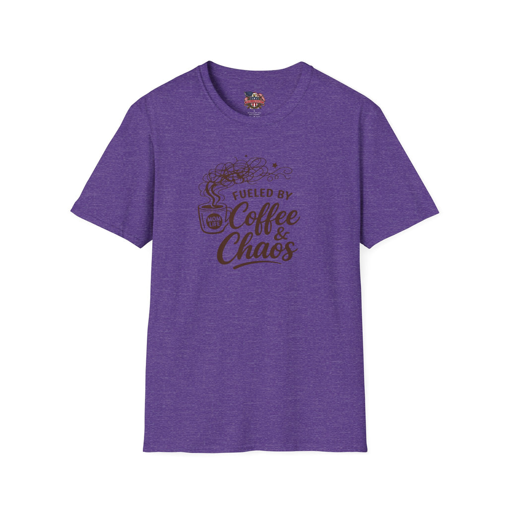 Fueled by Coffee & Chaos | MOM Life T-Shirt