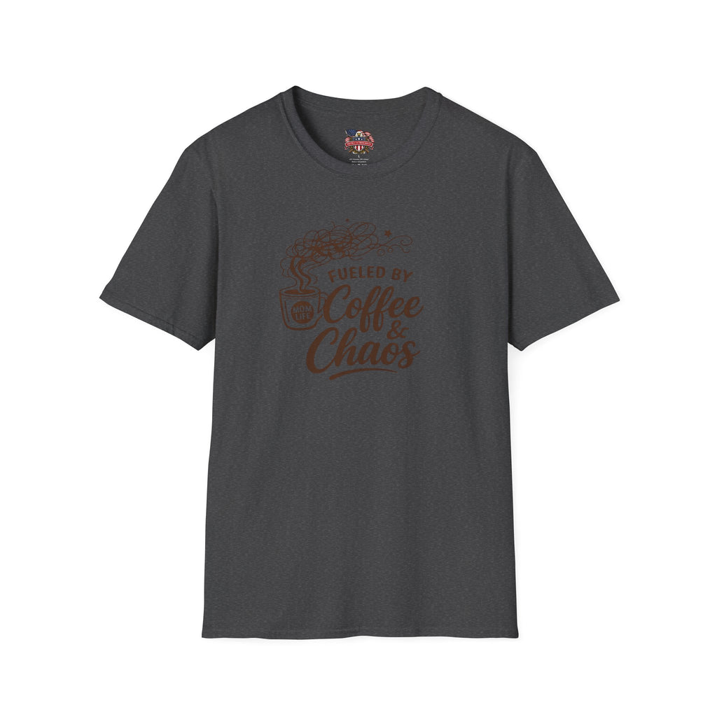 Fueled by Coffee & Chaos | MOM Life T-Shirt