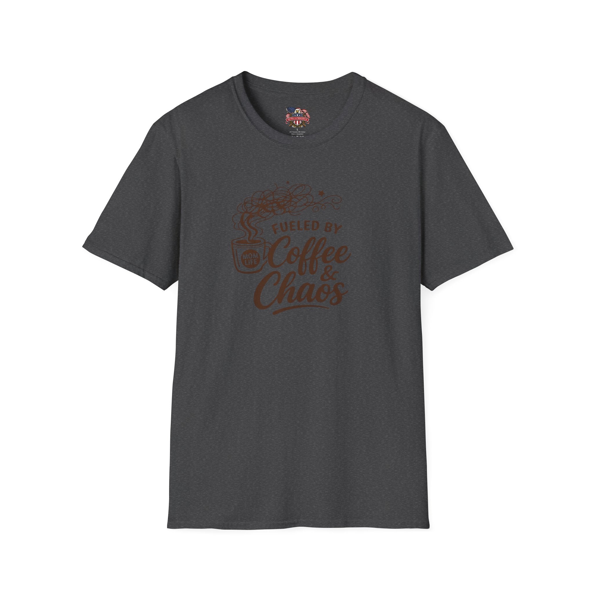 Fueled by Coffee & Chaos | MOM Life T-Shirt