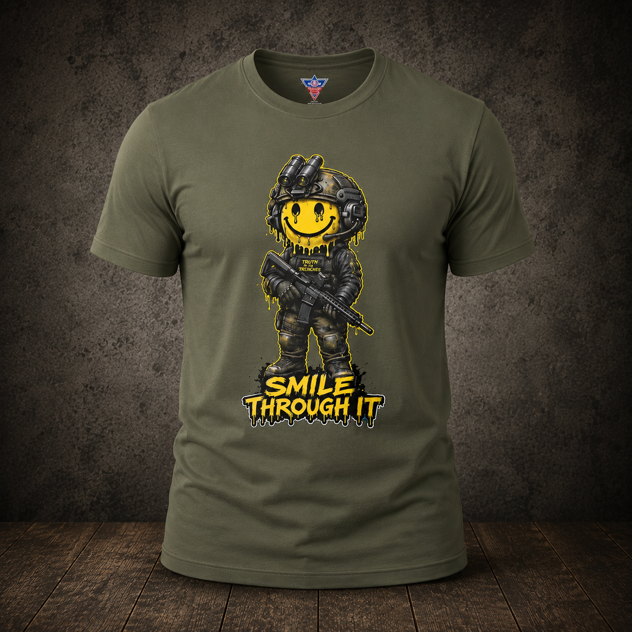 Smile Through It NVG Smiley Face