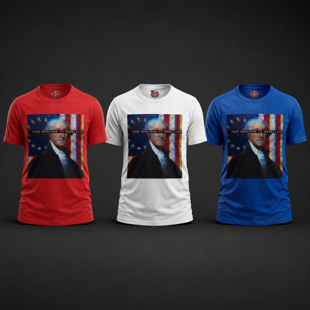 Rebellion Is Your Heritage | George Washington Look-Alike T-Shirt