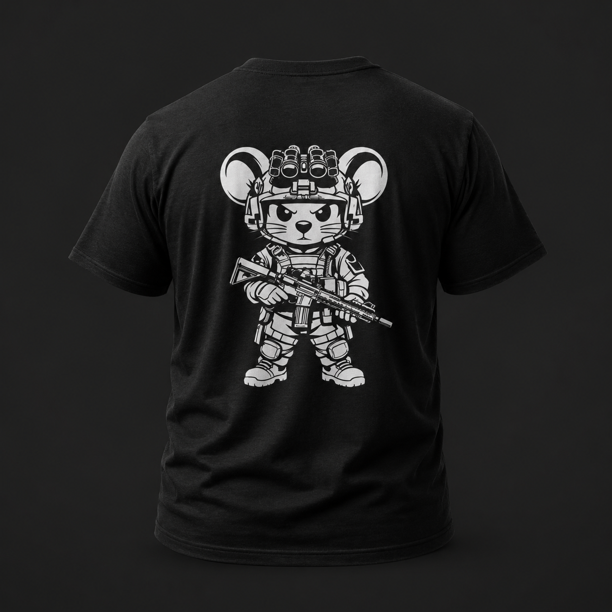 Tactical Mouse Back Print