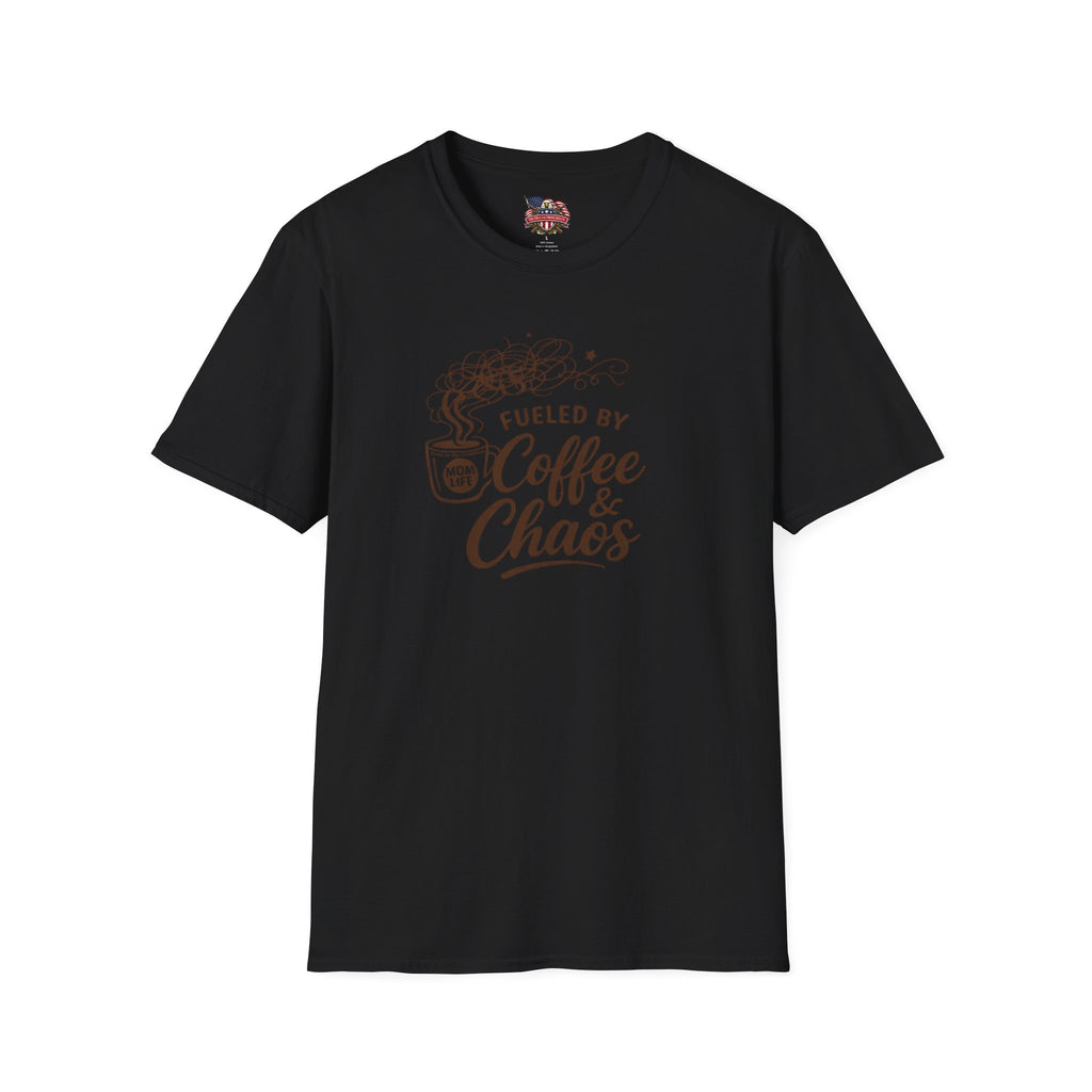 Fueled by Coffee & Chaos | MOM Life T-Shirt