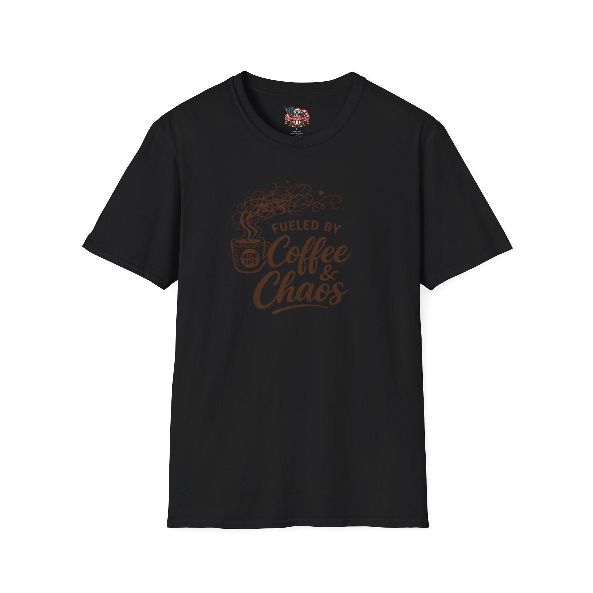 Fueled by Coffee & Chaos | MOM Life T-Shirt