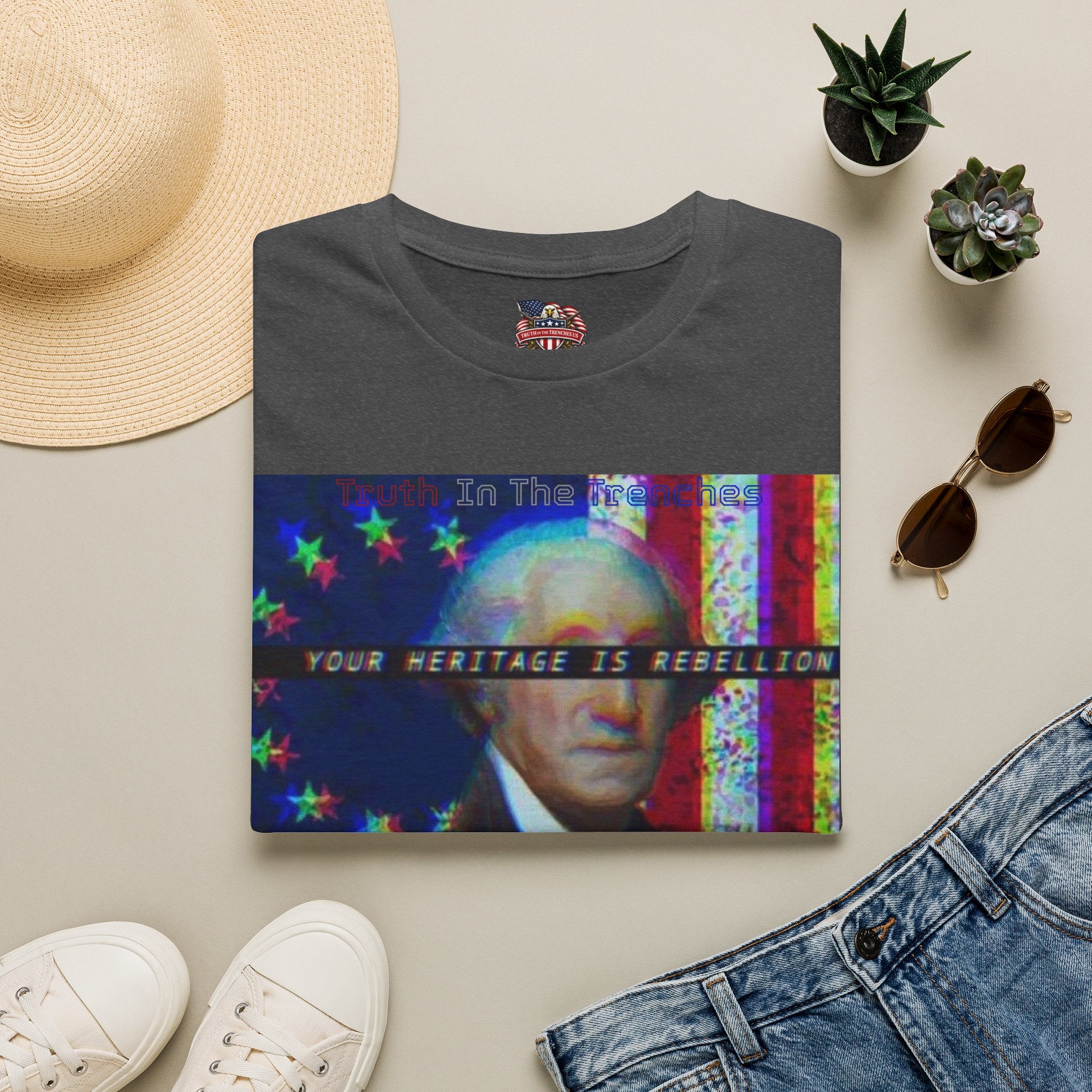 Rebellion Is Your Heritage | George Washington Look-Alike T-Shirt