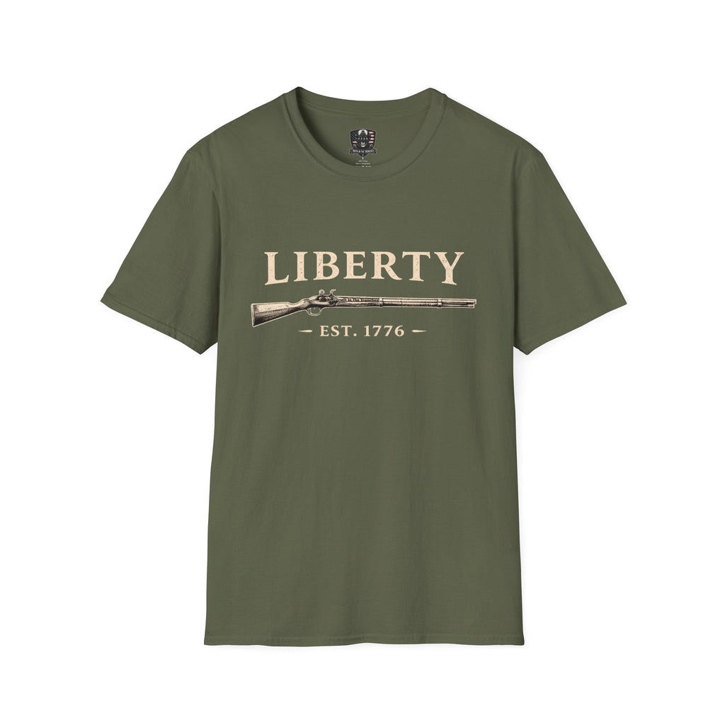 Liberty Musket EST. 1776 Patriotic Tee