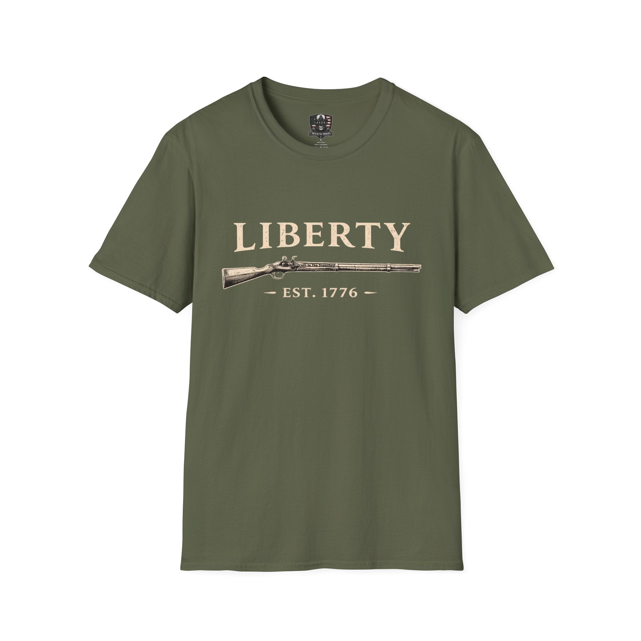 Liberty Musket EST. 1776 Patriotic Tee
