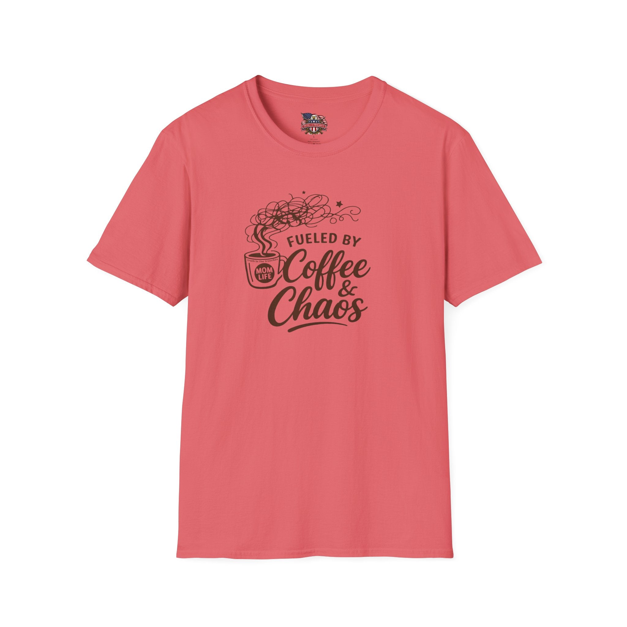 Fueled by Coffee & Chaos | MOM Life T-Shirt