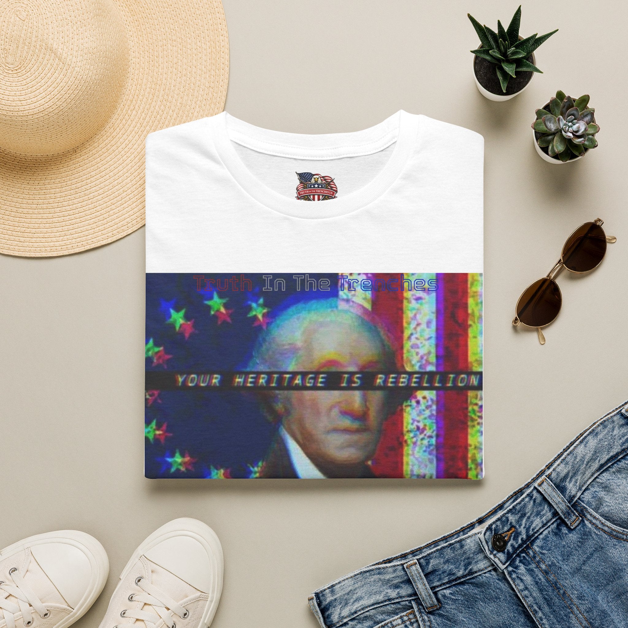 Rebellion Is Your Heritage | George Washington Look-Alike T-Shirt