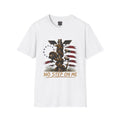 No Step On Me Shirt | Gadsden Snake Crushing Surveillance Camera | Patriotic American Flag Freedom Liberty Graphic Tee