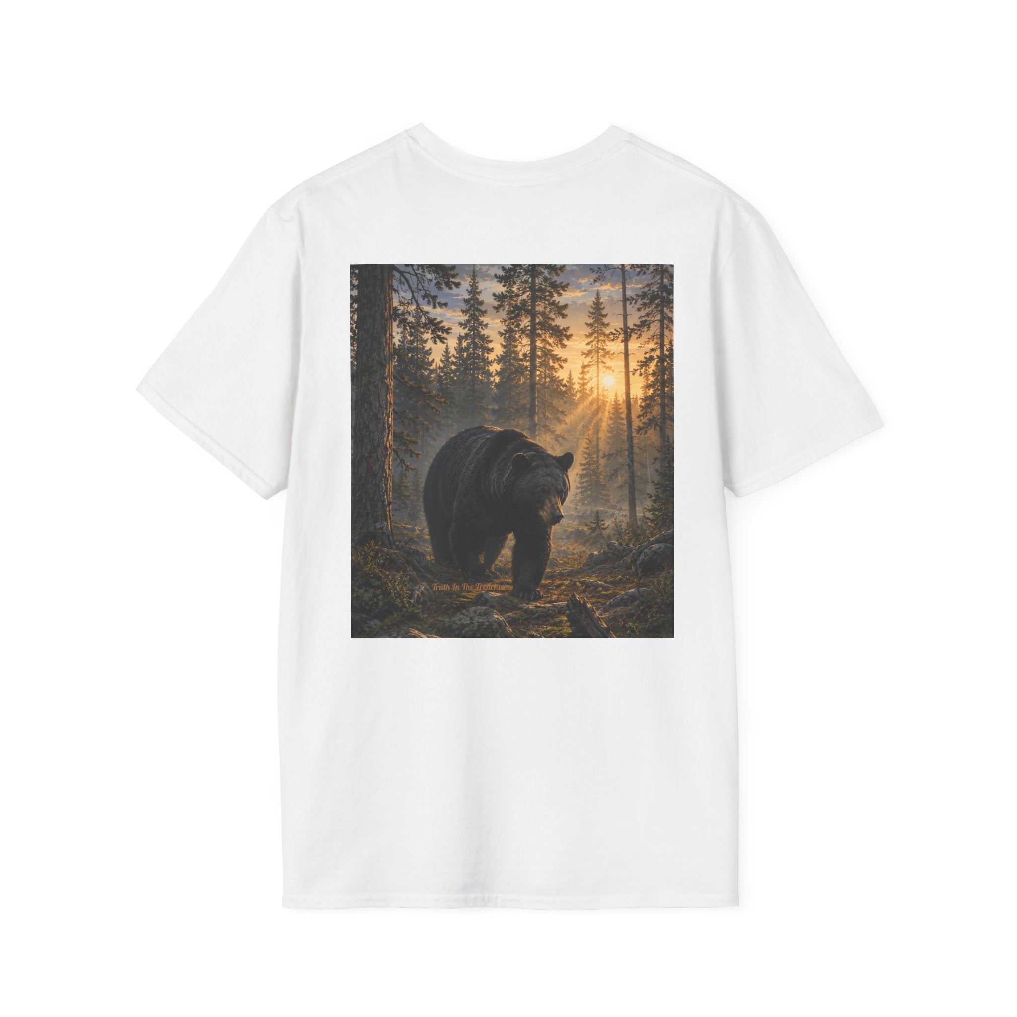 Bear in the Pines Shirt | Great Outdoors Series | Wilderness Wildlife Tee | Nature Graphic T-Shirt