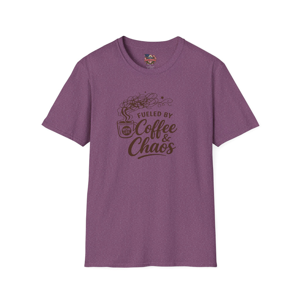 Fueled by Coffee & Chaos | MOM Life T-Shirt