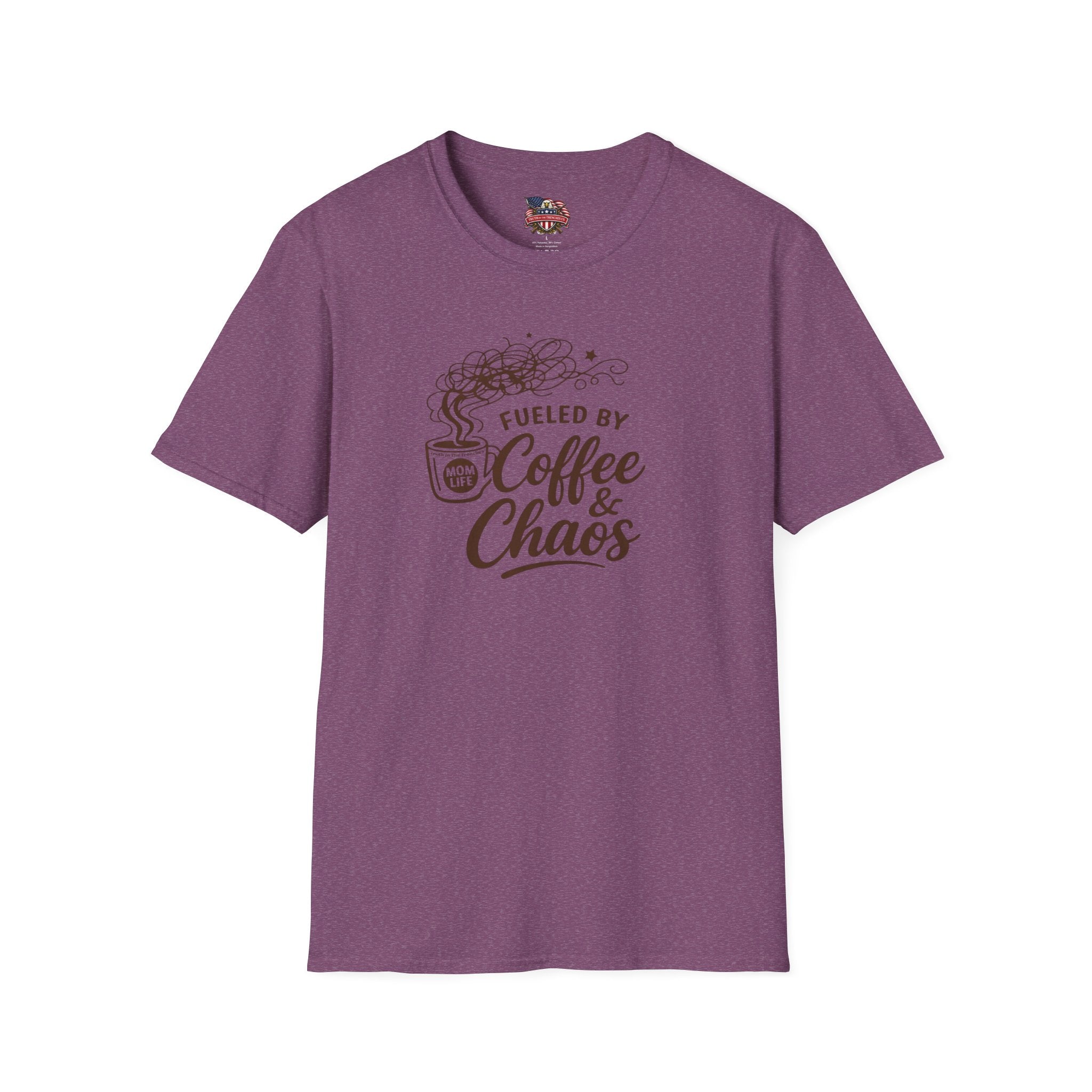 Fueled by Coffee & Chaos | MOM Life T-Shirt