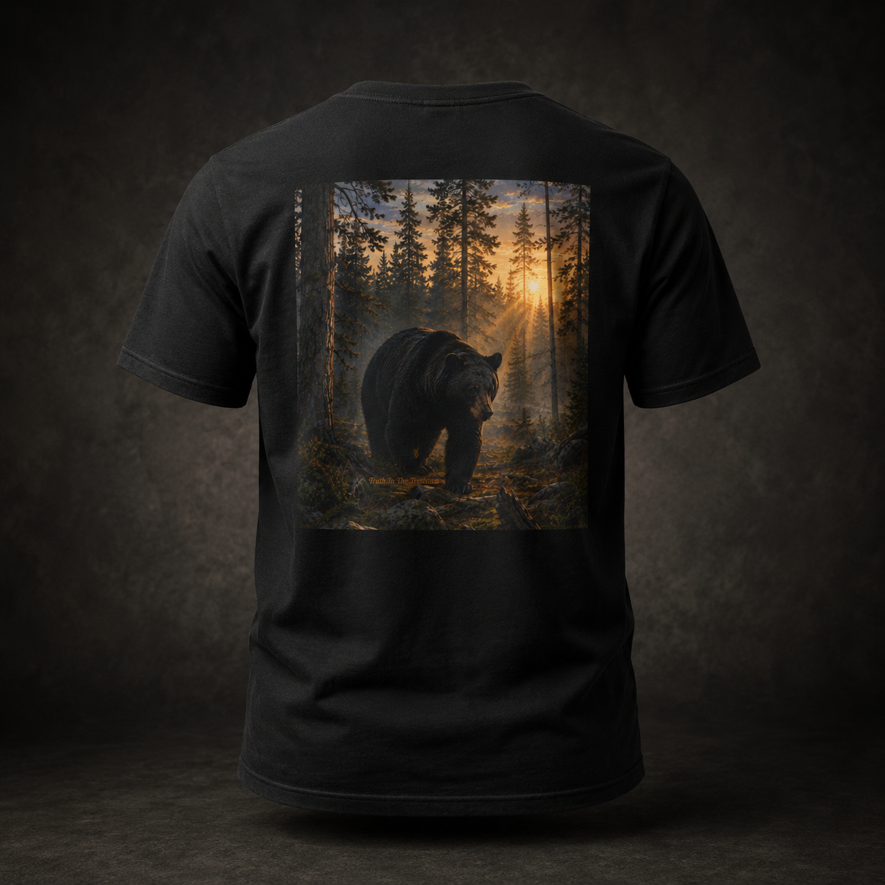 Bear in the Pines Shirt | Great Outdoors Series | Wilderness Wildlife Tee | Nature Graphic T-Shirt