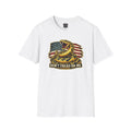 Don't Tread On Me snake American flag T-Shirt | Gadsden rattlesnake design